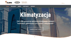 Desktop Screenshot of cmclima.pl